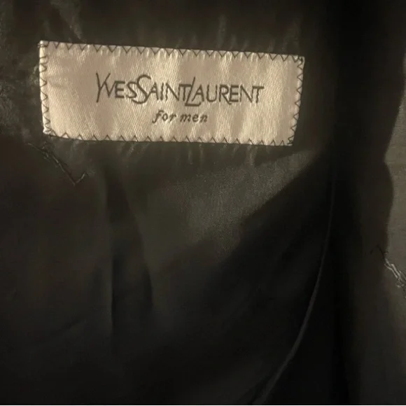 Yves Saint Laurent Blazer Jacket Blue - Picture 5 of 6